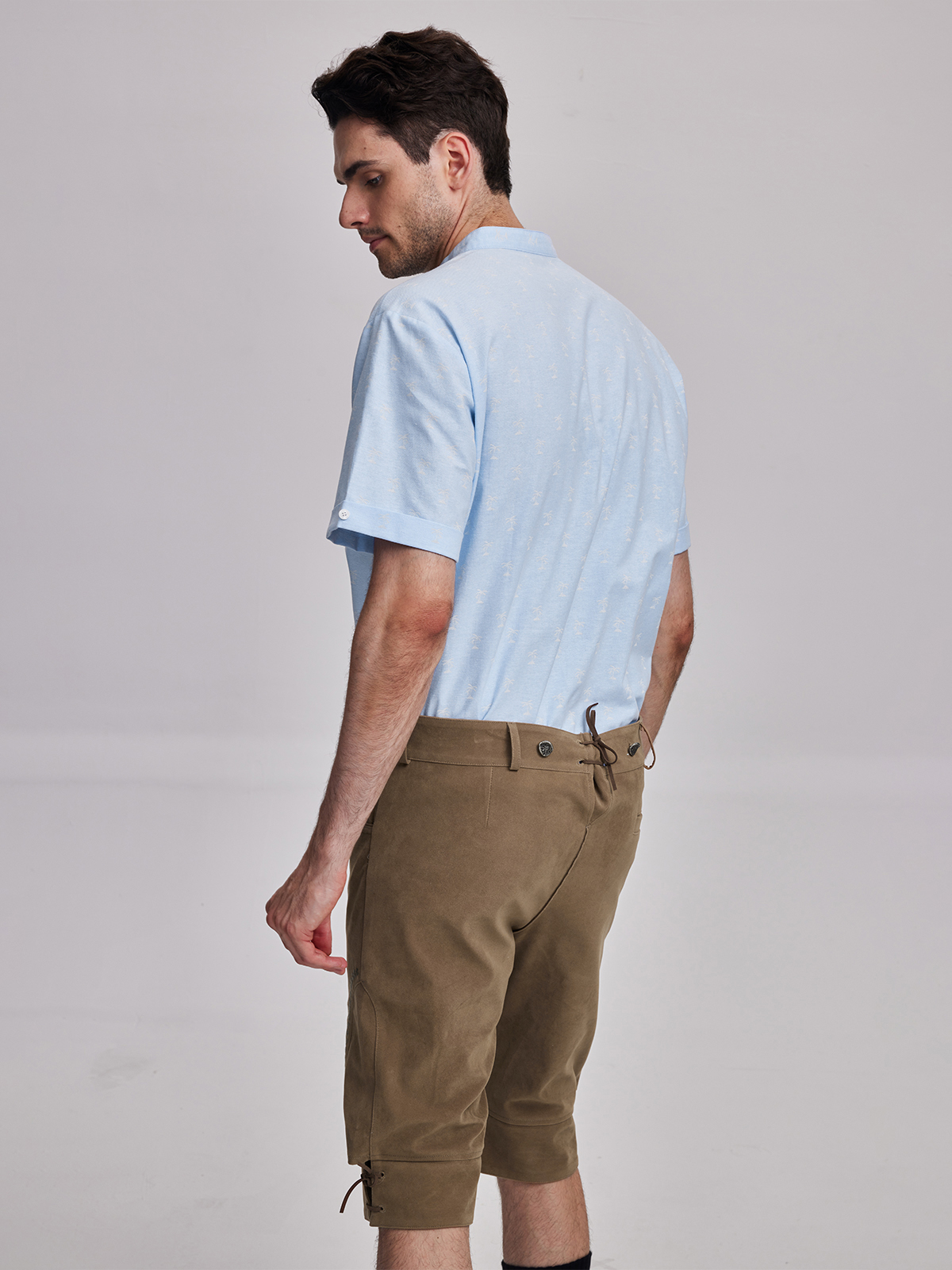 Dirndlbluse in Blau