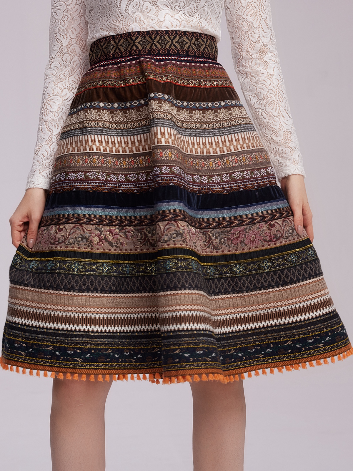 Braunes Dirndl mit perfekter Passform