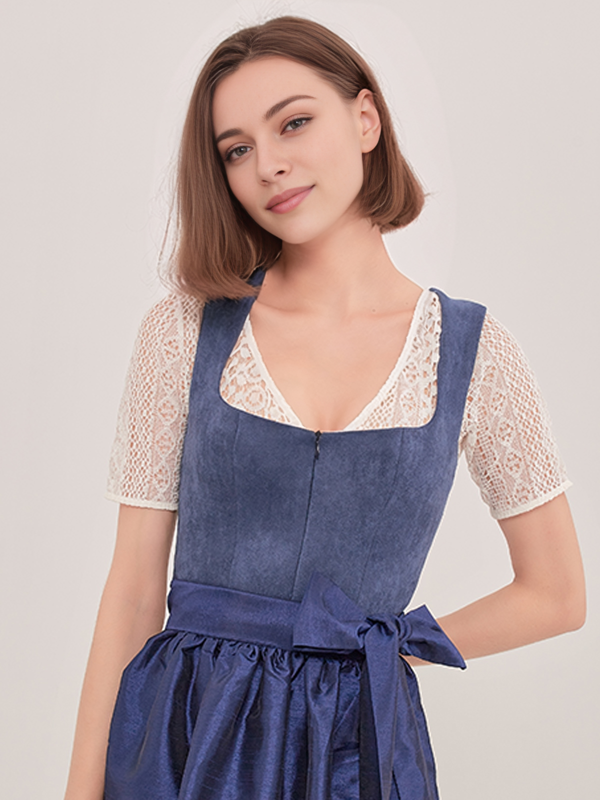 Dirndl in Blau – Eleganz und Tradition