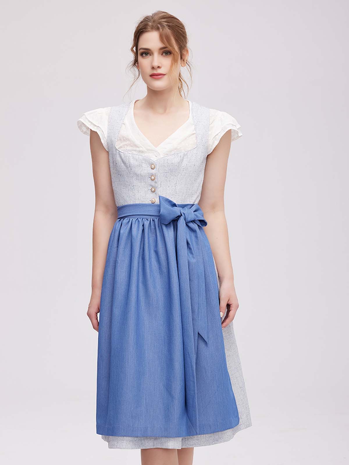 Dirndl Rock in Blau – zeitlos und elegant