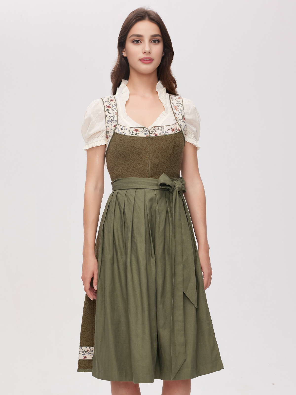 Blusen Dirndl in Grün