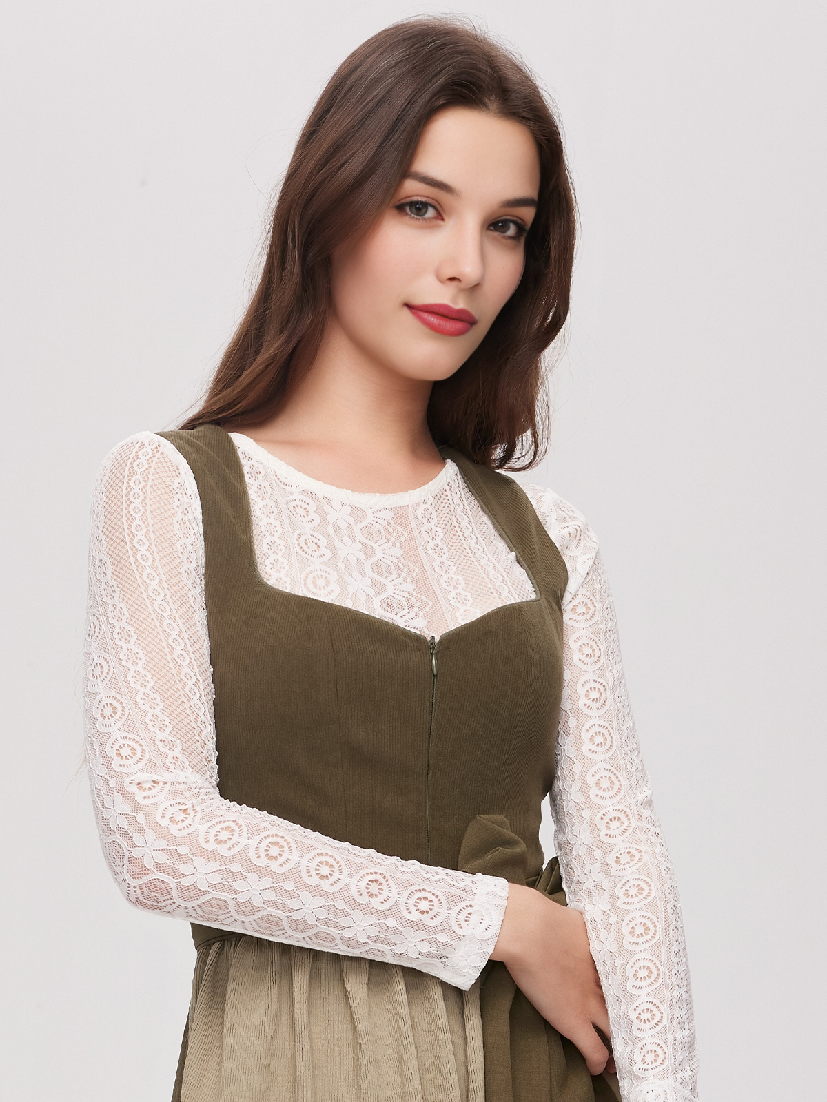 Alpenglanz Dirndl Grün