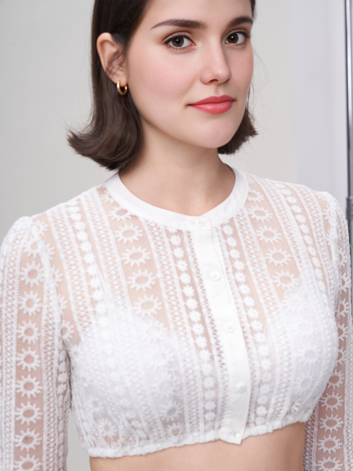 Dirndl Königsblau mit weißer Bluse