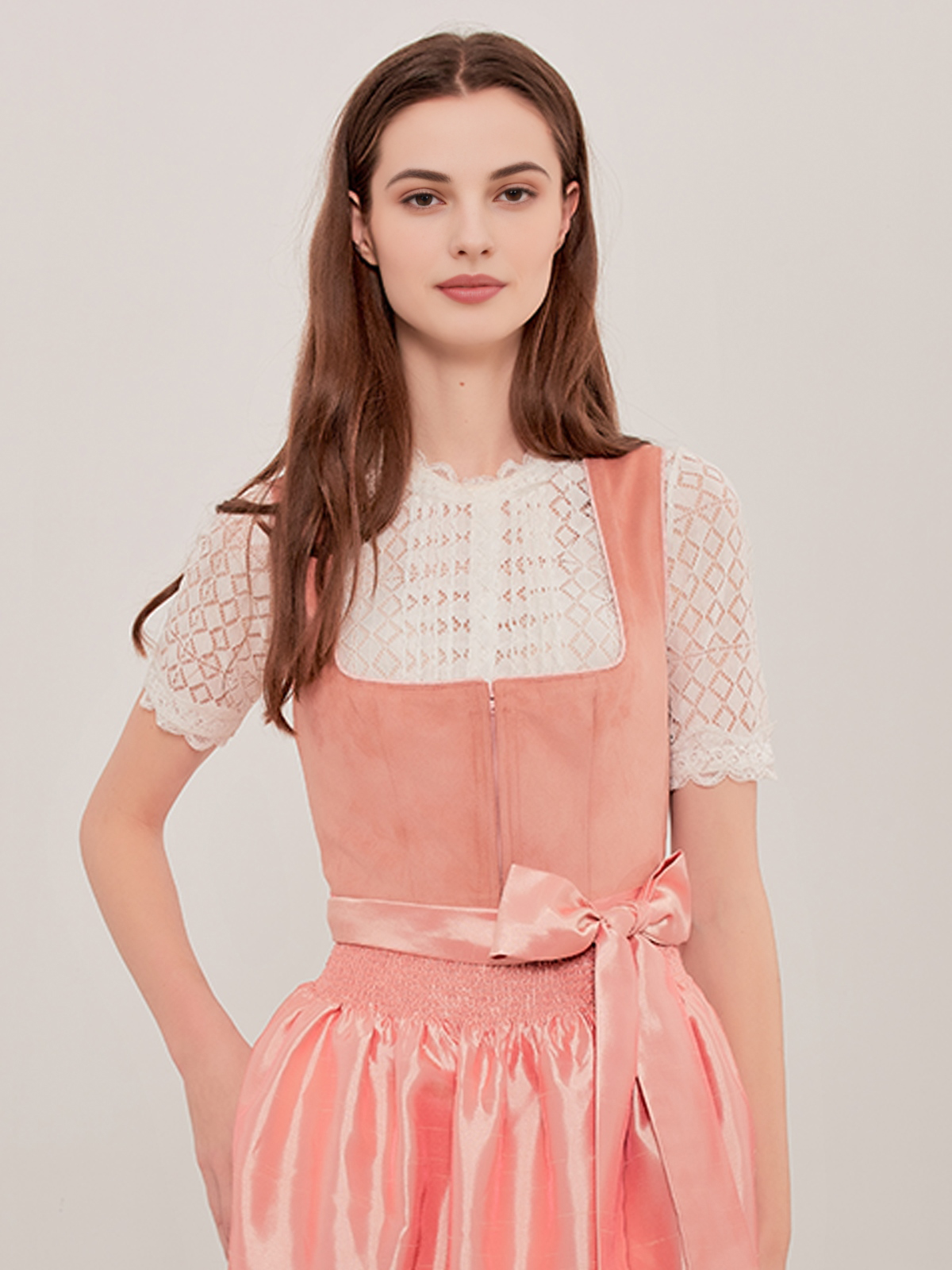 Tegernseer Dirndl in Rosa