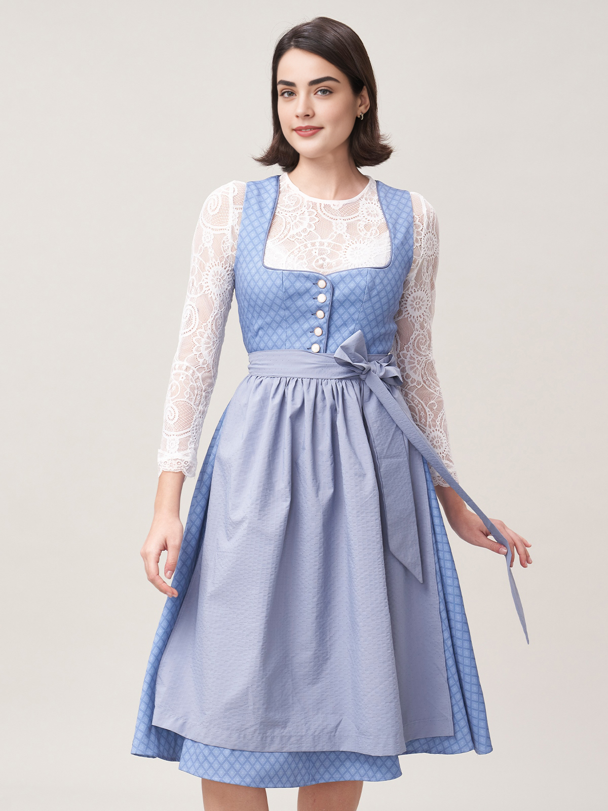 Dirndl in Blau